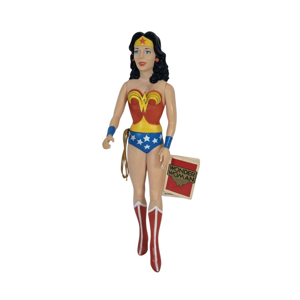 Vintage 1988 Hamilton Gifts DC Comics Presents Wonder Woman 15" Vinyl Figure Tag
